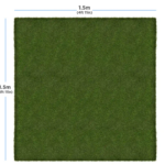 Tee Turf Mat 1.5m x 1.5m - obrazek 2