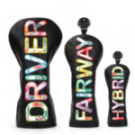Headcovers Driver, Fairway, Hybrid - Black