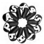 10 Headcovers Irons - Black-White