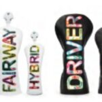 Headcovers Driver Fairway Hybrid - White Black