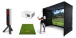 Kompletny system symulatora golfa Square Omni z zabudową 2.6 x 2.5 x 1.5m